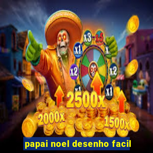 papai noel desenho facil